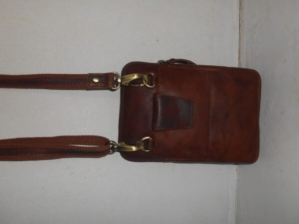 Heritage Cognac Leather Multi-Way Crossbody and Belt Pouch